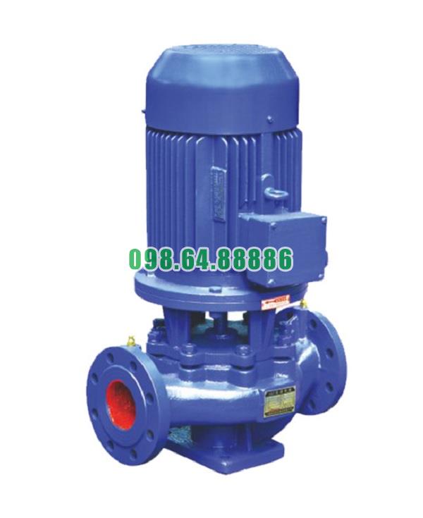 Bơm ly tâm trục đứng model ISG25-125 động cơ 0.75 kw đẩy cao 20m