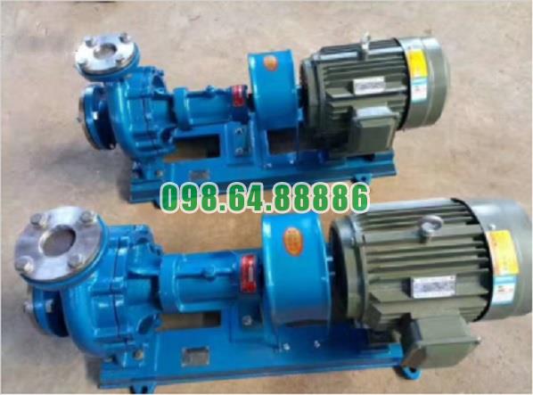 Máy bơm tuần hoàn dầu nóng RY40-25-200 lưu lượng 10 m3/h, tốc độ quay 2900 vòng/phút, cột áp 50 m, công suất 4 kW